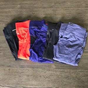 Lot of 5 Athleta Leggings Size Small